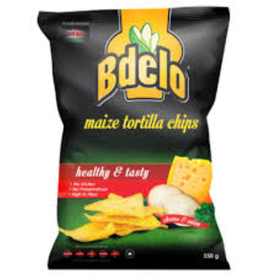 BDELO MAIZE TORTILLA CHIPS 250G